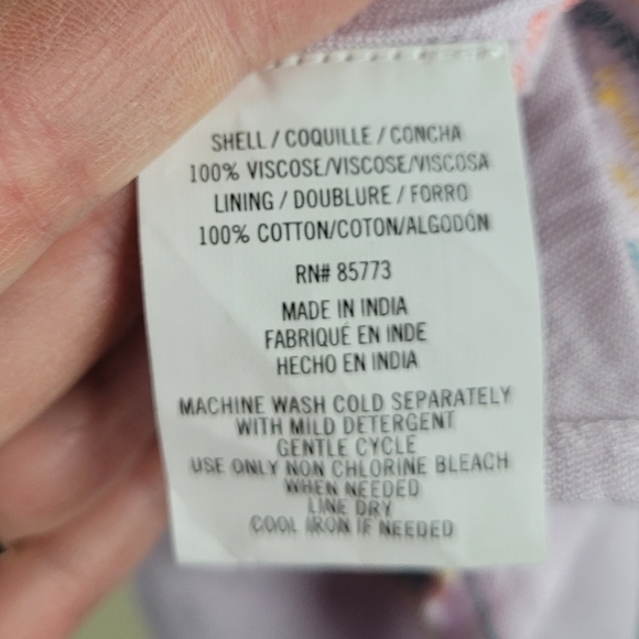 O'Neill Womens Kayden Striped Peplum Camisole Size L Orchid Adjustable Strap NWT - Picture 5 of 10